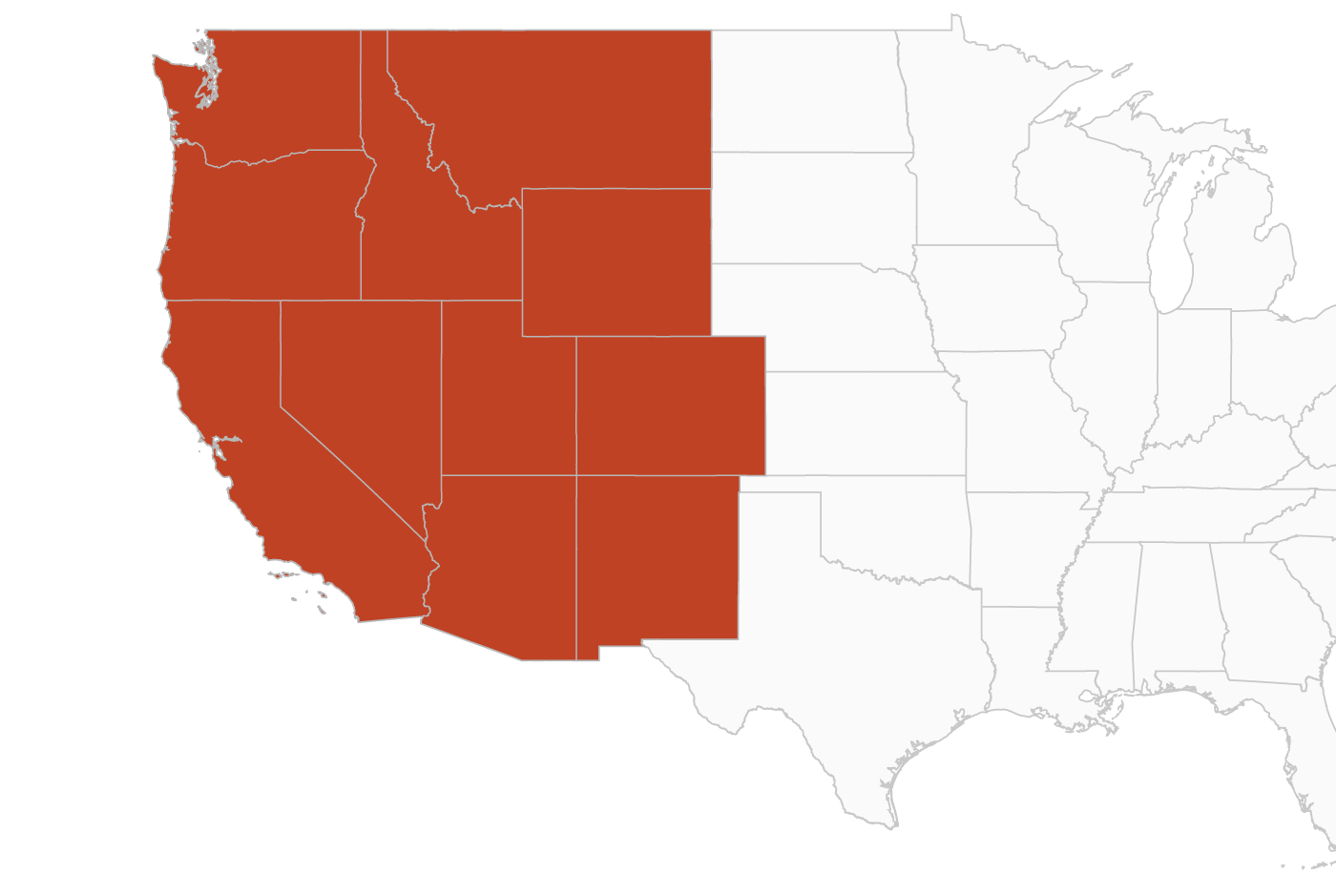 We evaluated fire risk in the 11 Western U.S. states.