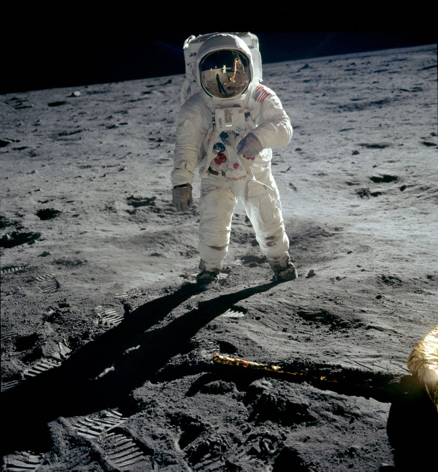 Astronaut Buzz Aldrin still marvels "that we went to the moon."