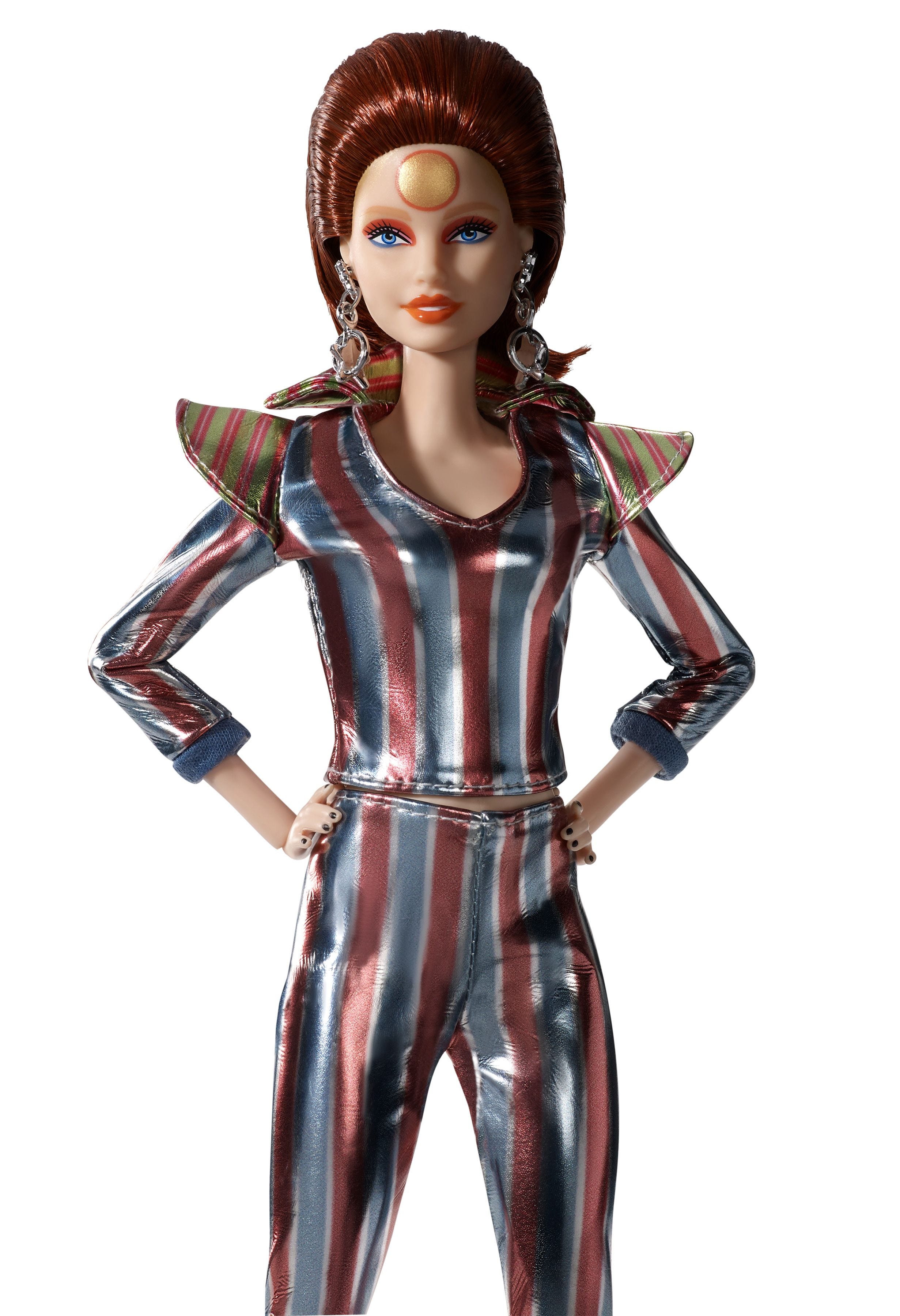 hart slijm Maladroit Barbie unveils David Bowie doll dressed as Ziggy Stardust