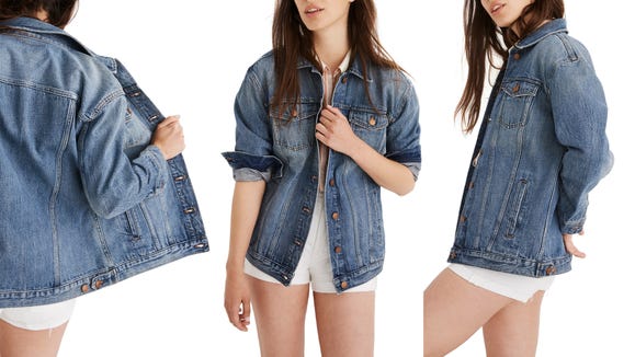 This oversized jacket from Madewell is a classic wardrobe staple.