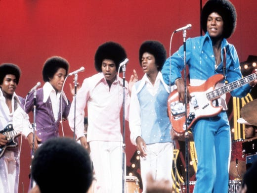 384820 01: The Jackson Five, one of many musical groups which performed on "Soul Train" in the 1970''s, part of the Soul Train 30th Anniversary celebration "Divas and Kings 2000 & Beyond." (Photo by 2001 Tribune Entertainment)