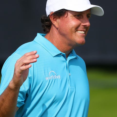 A remarkably thinner Phil Mickelson has shown us...