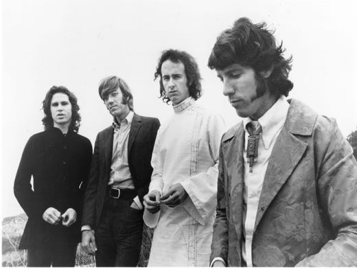 DATE TAKEN: Unavailable--- (left to right) Jim Morrison, Ray Manzarek, Robbie Krieger, John Denismore. ORG XMIT: UT57766