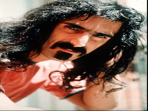 DATE TAKEN: undated---Frank Zappa in an undated file photo. ORG XMIT: UT3258