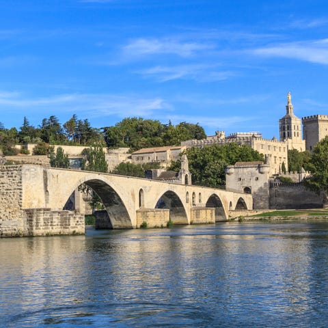The Provencal city of Avignon, France, is the...