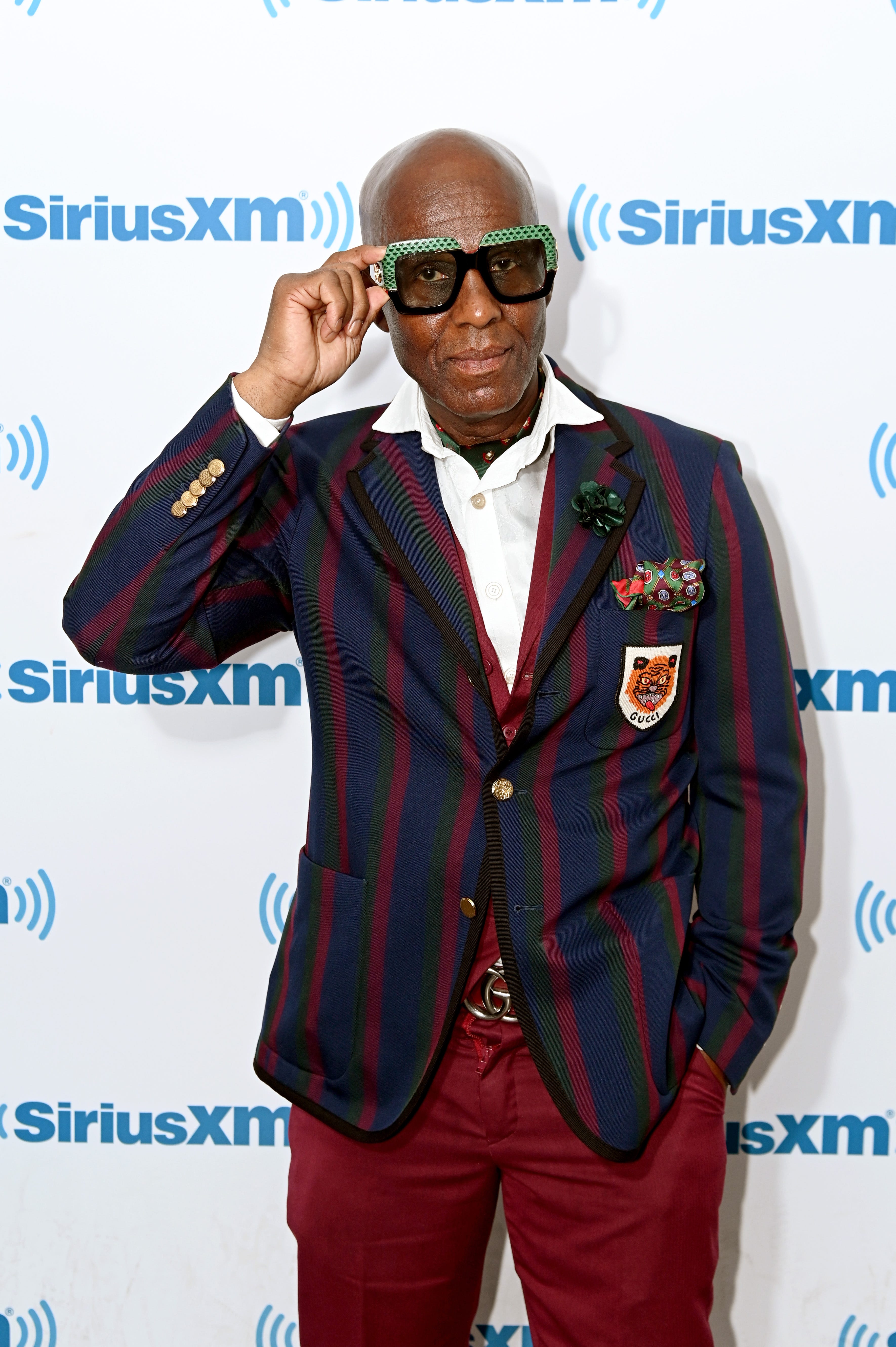 Fashion designer Dapper Dan visits SiriusXM Studios on July 15, 2019, in New York City.