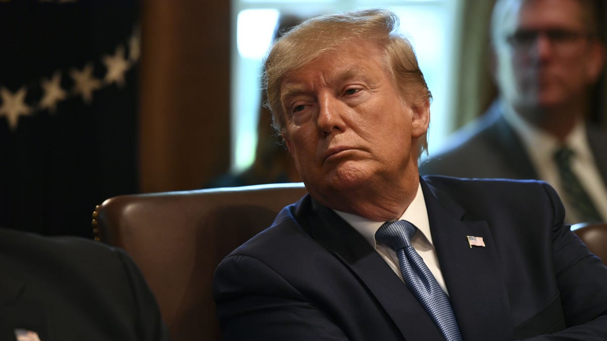 President Donald Trump in Washington D.C., on  July 16, 2019.