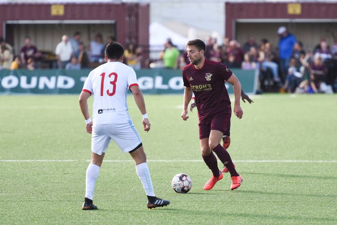 Captain and midfielder Dave Edwardson has been with Detroit City FC since 2013.