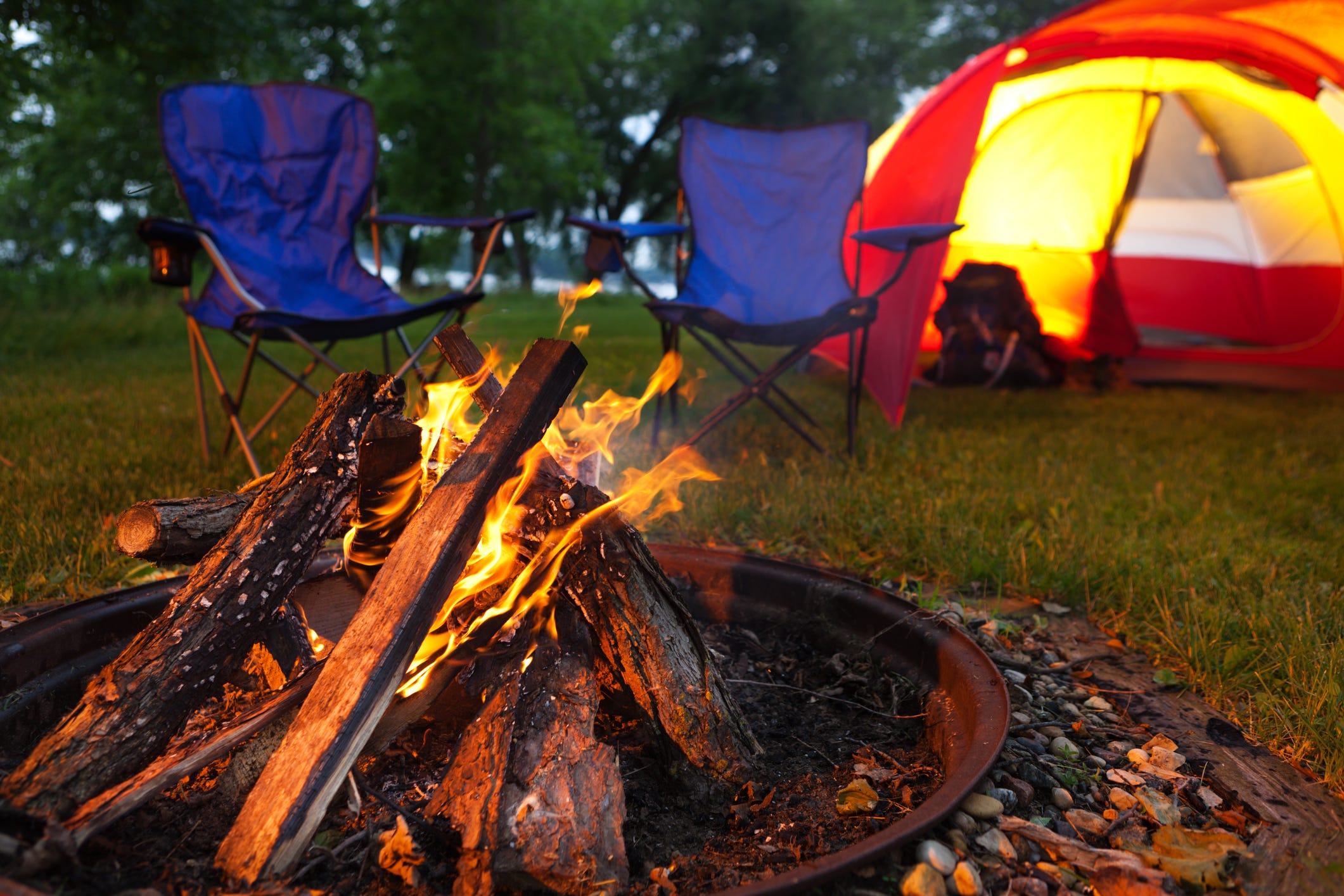 Have a memorable backyard campout tomorrow items you can order for