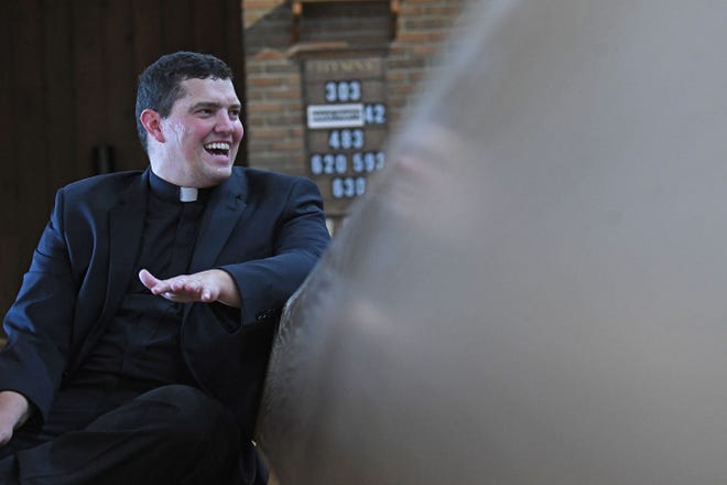 Father Matthew Frisbee is the new pastor at Resurrection Parish and St. Mary of the Snows.