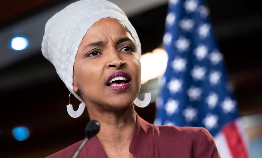 Rep. Ilhan Omar, D-Minn., is a U.S. citizen who came from Somalia.