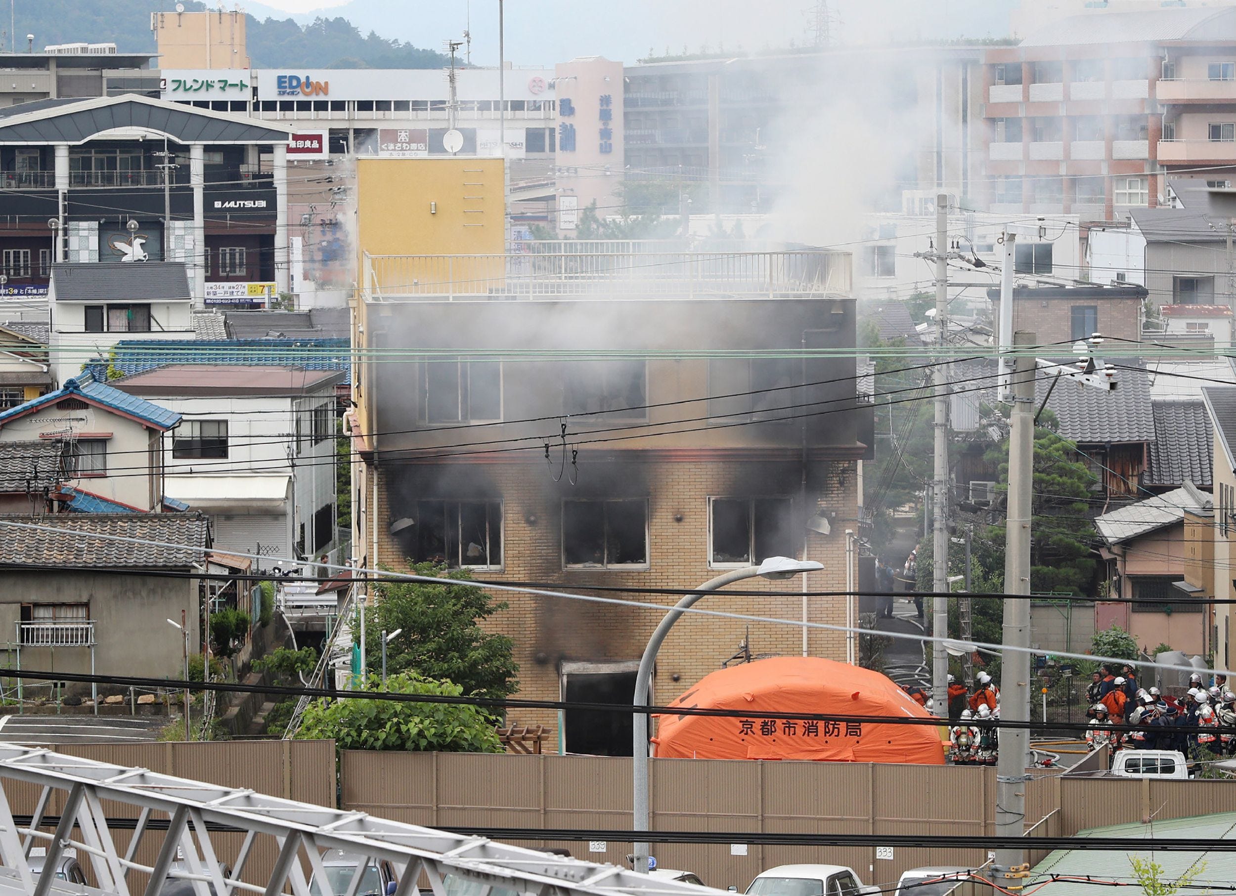 33 dead after man sets fire at anime studio Kyoto Animation, Japan authorities say