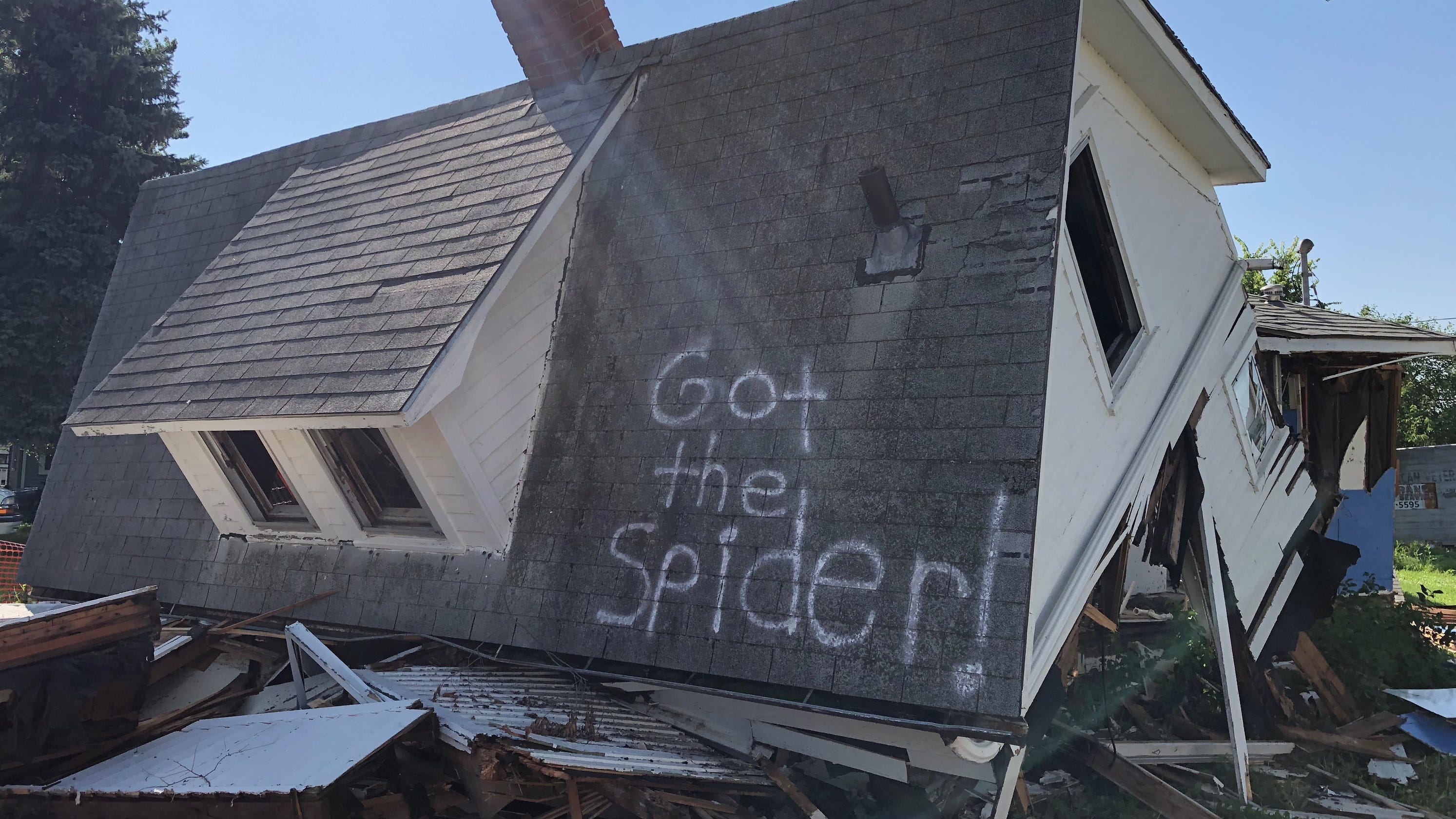 When You Walk Into A Spider Web In The Dark Across The Eyes Every