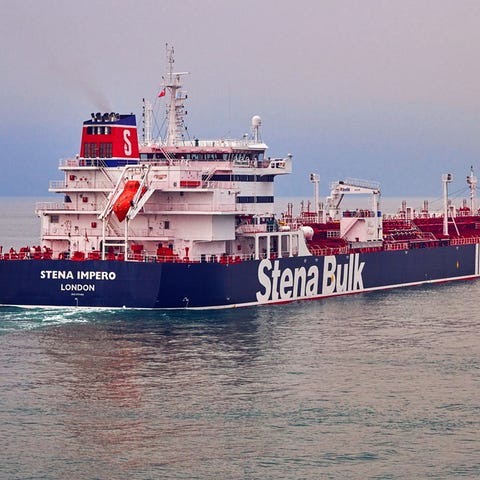 An undated handout photo shows British registered...