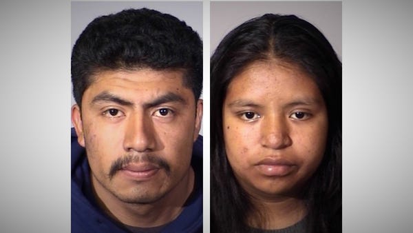 From left:  David Villa and Andrea Torralba...