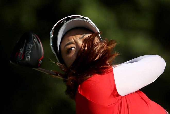 Patty Tavatanakit of Thailand hits a tee shot ahead of the 2019 U.S. Women's Open Championship at the Country Club of Charleston on May 29, 2019 in Charleston, South Carolina. Tavatanakit won the Danielle Downey Classic at Brook-Lea Country Club on Sunday.