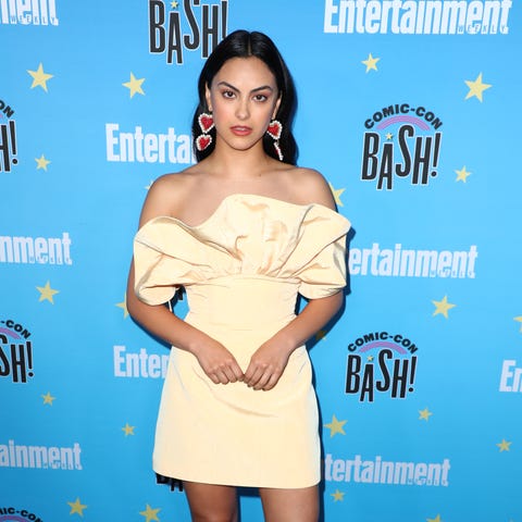 Camila Mendes arrives at the Entertainment Weekly...