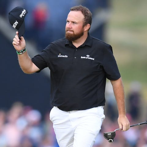 Shane Lowry takes a four-shot lead into the final...