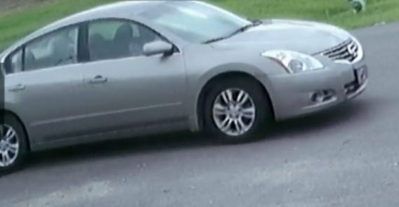 Metro Crime Stoppers is looking for the driver of this Nissan Altima, who may have information on an armed robbery and shooting at Steelman Grocery that resulted in a woman's death.