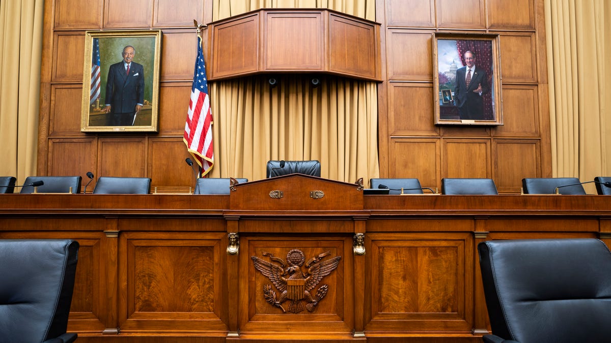 The House Judiciary Committee's hearing room in Washington, D.C.