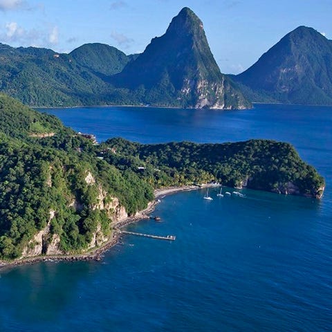 8. St. Lucia: According to Cheapflights data,...