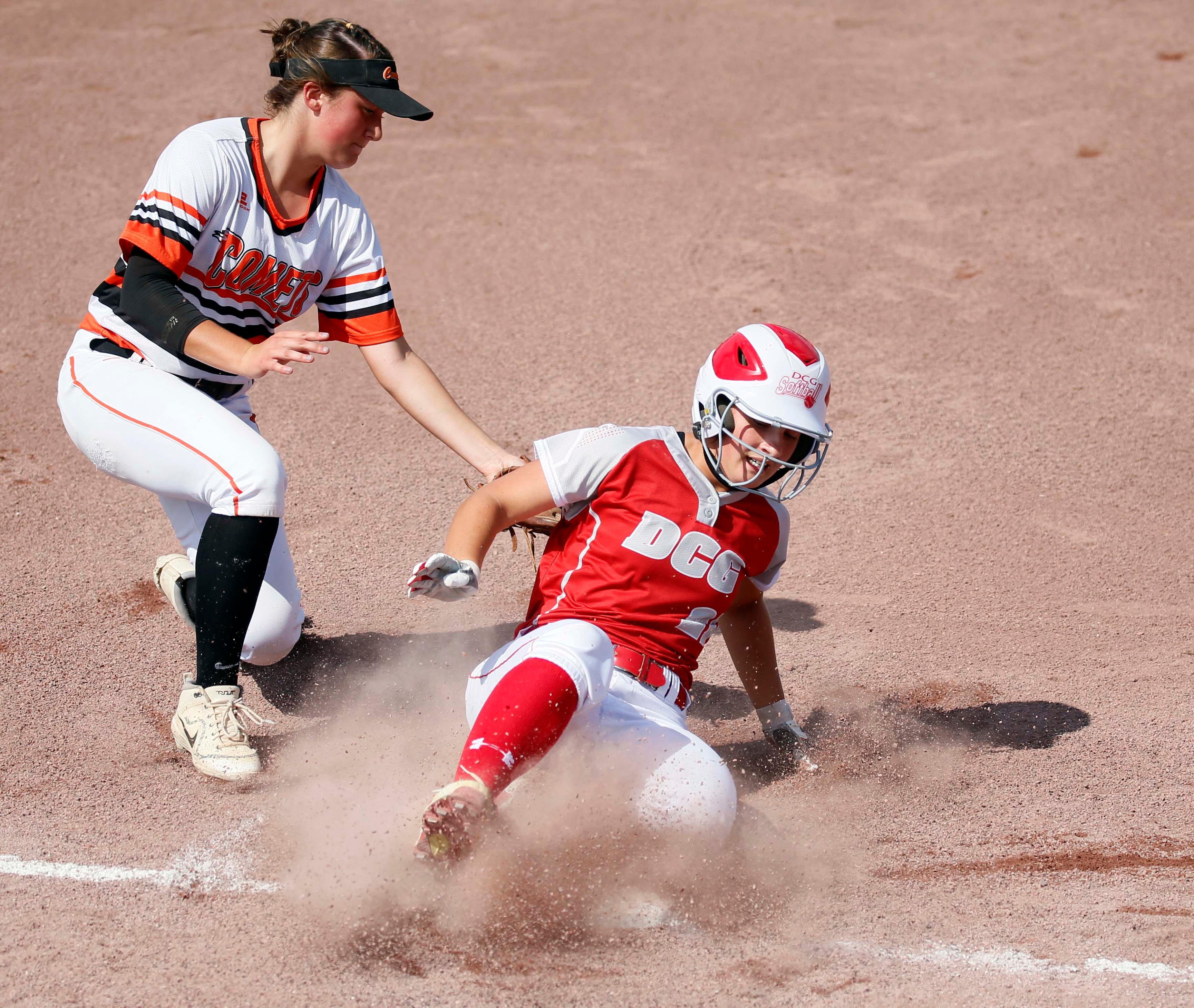 Iowa state high school softball Carlisle cruises through to Class 4A