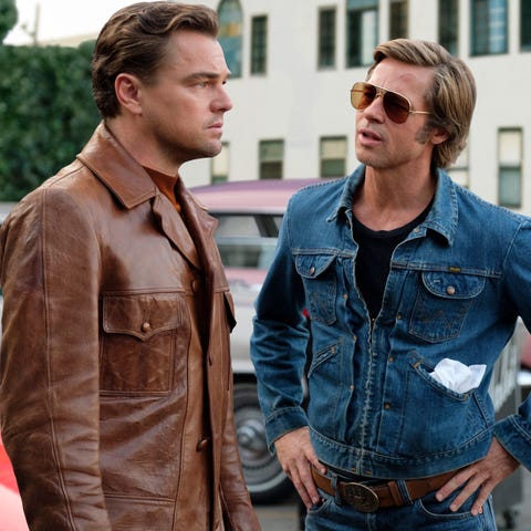 Leonardo DiCaprio (left) stars as a washed-up TV s