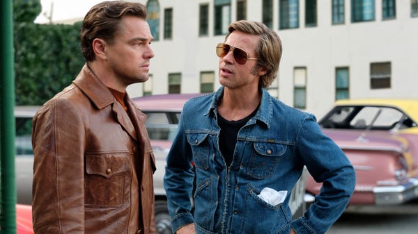 Leonardo DiCaprio (left) stars as a washed-up TV...
