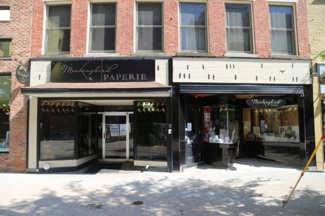 Mockingbird Paperie is located at 144 E. State Street in downtown Ithaca.