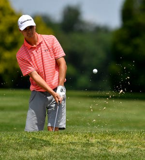 Littlestown's Devin Peart, seen here in a file photo, won the Boys' 15-18 Blue Division title during a York County Junior Golf Association event at Honey Run on Monday.