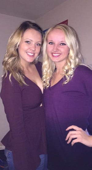 Brooke Thompson, right, died in a car crash on Interstate 90 near the Brandon exit on Tuesday morning, July 23. She's pictured here with friend Brianna Staton.