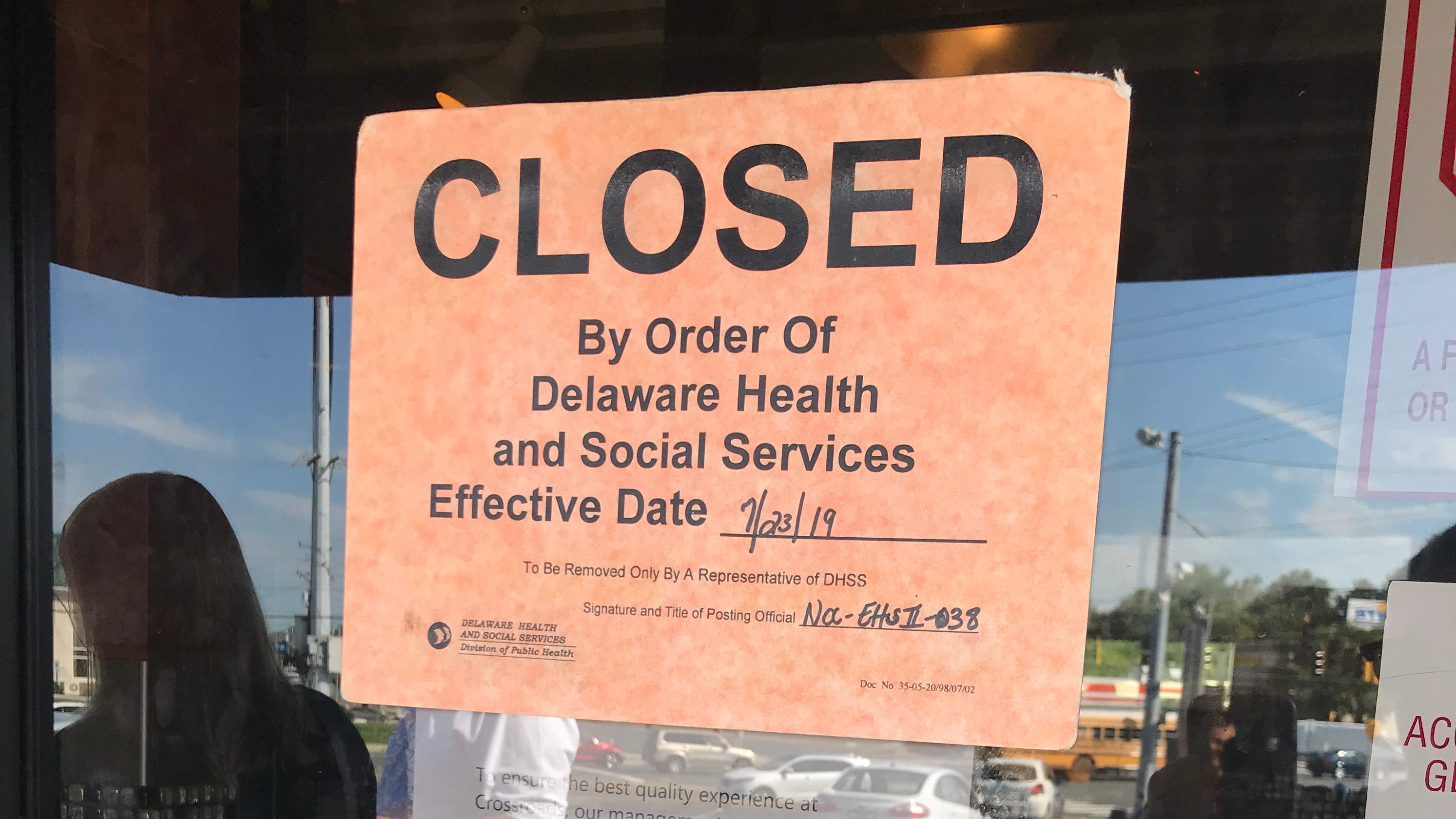 These Delaware Restaurants Were Closed By The Health Department In