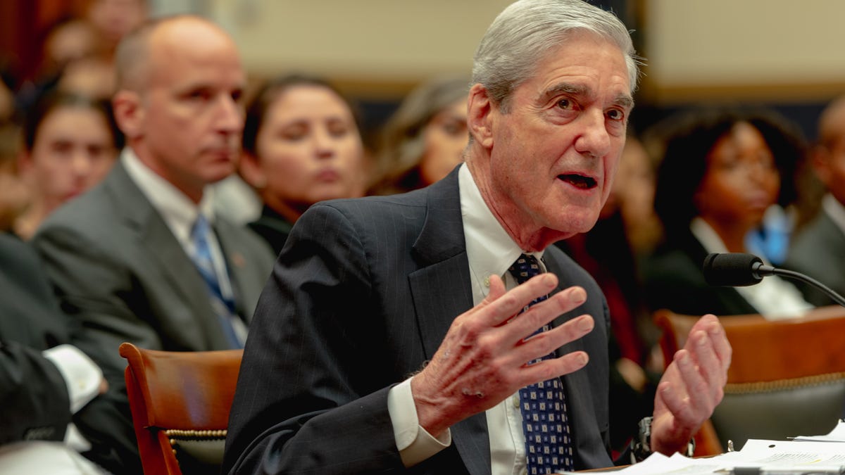 Former special counsel Robert Mueller testifies on July 24, 2019.