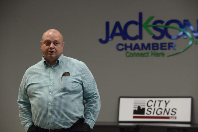 City Signs celebrated its 50th year in business at Jackson Chamber of Commerce on July 24 in Jackson, Tenn.