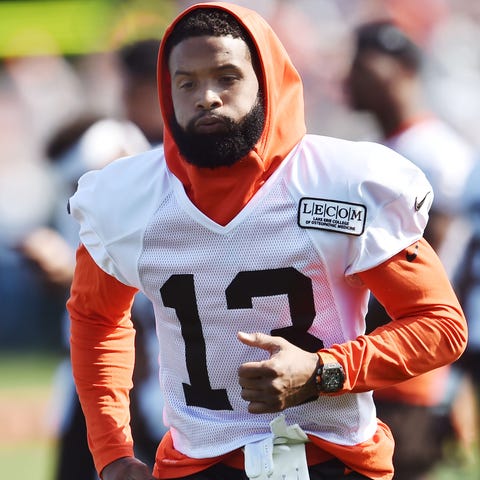 New Browns WR Odell Beckham doesn't mind the heat...