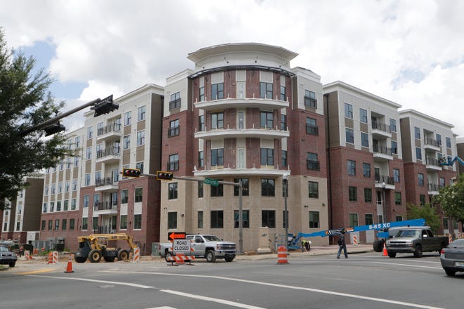 The Standard at Tallahassee, located at the corner of Macomb and Virginia streets, is one of the new student housing complexes expected to open before students arrive for the fall semester.