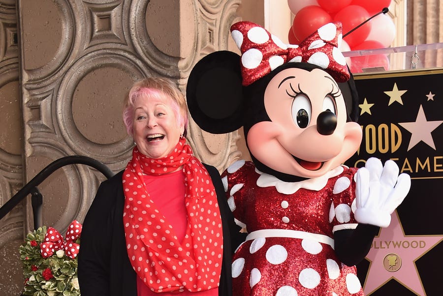 FILE - JULY 27: Russi Taylor, best known for voicing the Disney character Minnie Mouse, passed away on July 26, 2019 in Glendale, California.