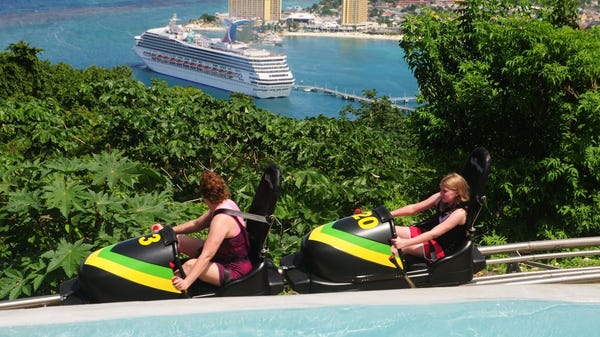 Mystic Mountain offers a thrilling bobsled ride...