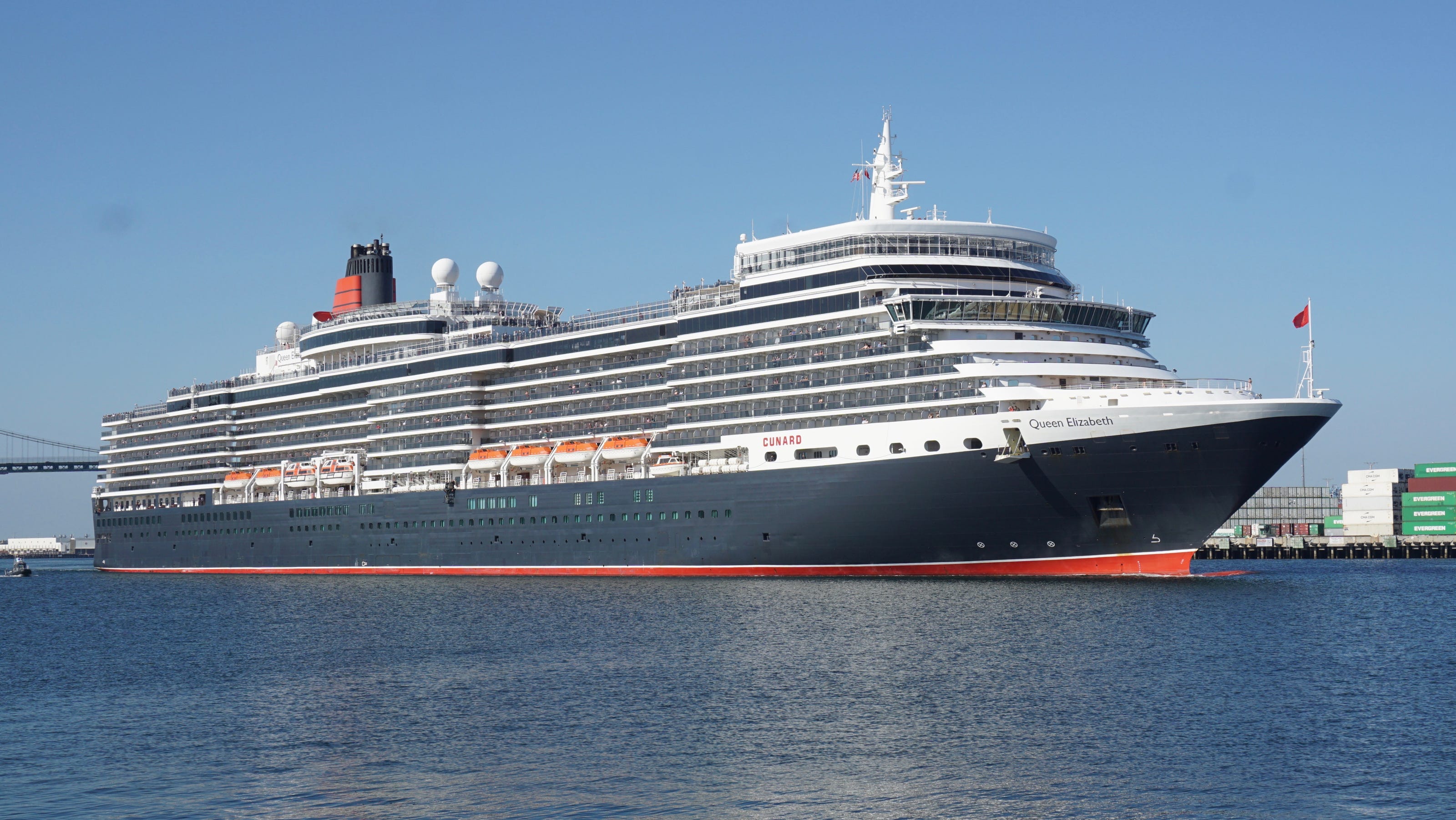 queen elizabeth cruise ship itinerary today