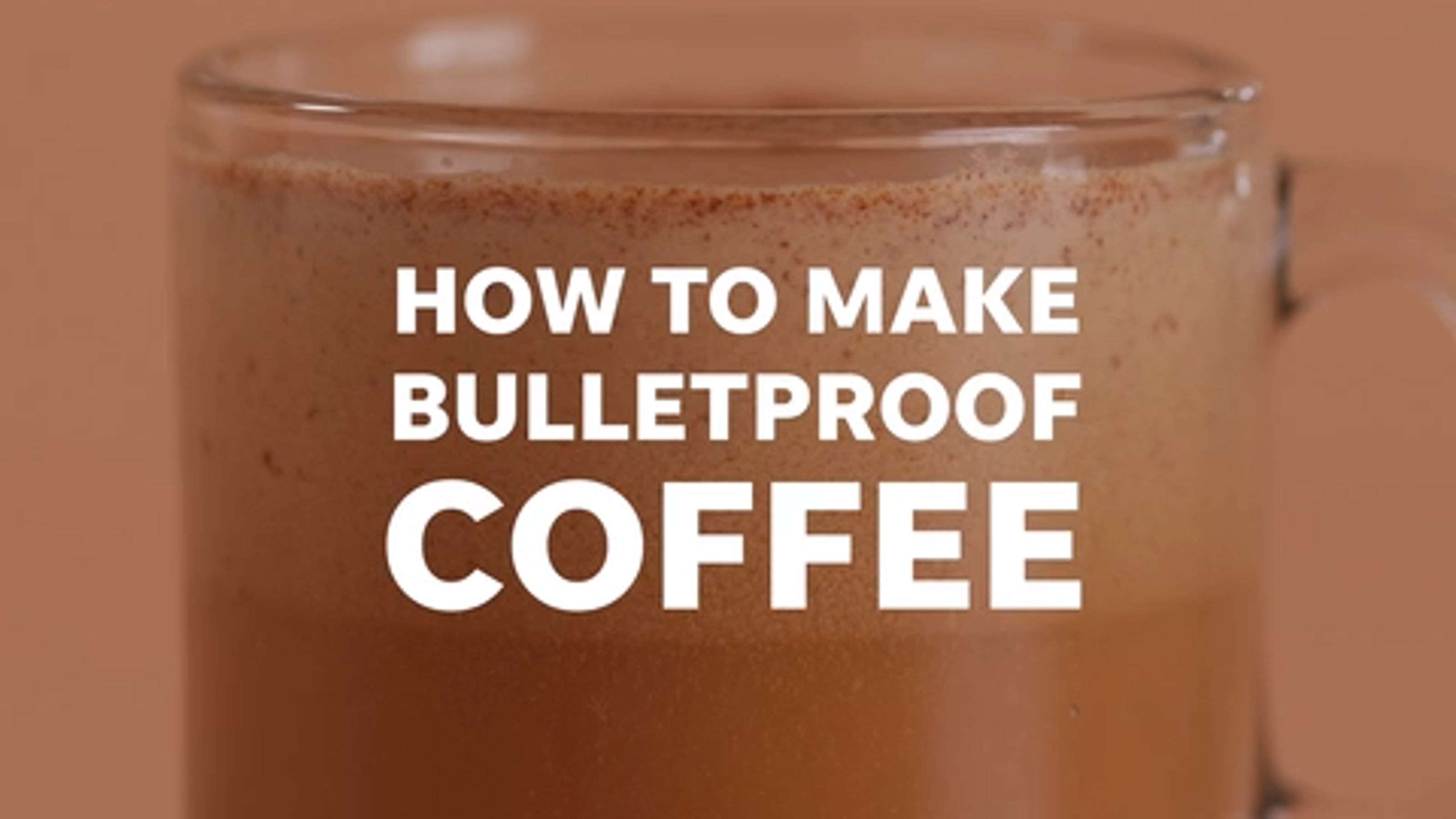 How to make Bulletproof coffee