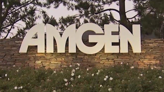 Based in Thousand Oaks, Amgen is the world’s largest biotech drugmaker.