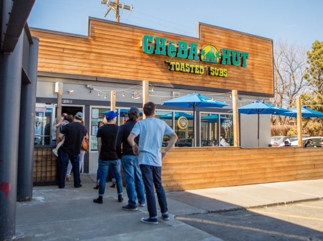 Cheba Hut is a franchise based in Fort Collins, Colo. The marijuana-themed fast-casual restaurant wants to add two locations in East Lansing near Michigan State University's campus.