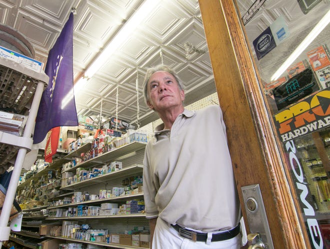 Rolison PRO Hardware owner John Kudla, shown Wednesday, July 31, 2019, sold the Brighton building where his family has been a fixture for generations.