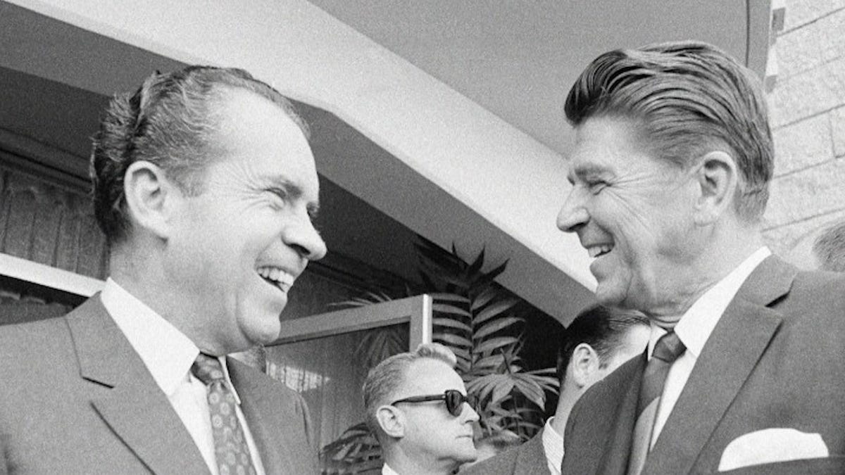 Newly released audio revealed Ronald Reagan made racist remarks in a conversation with Richard Nixon.