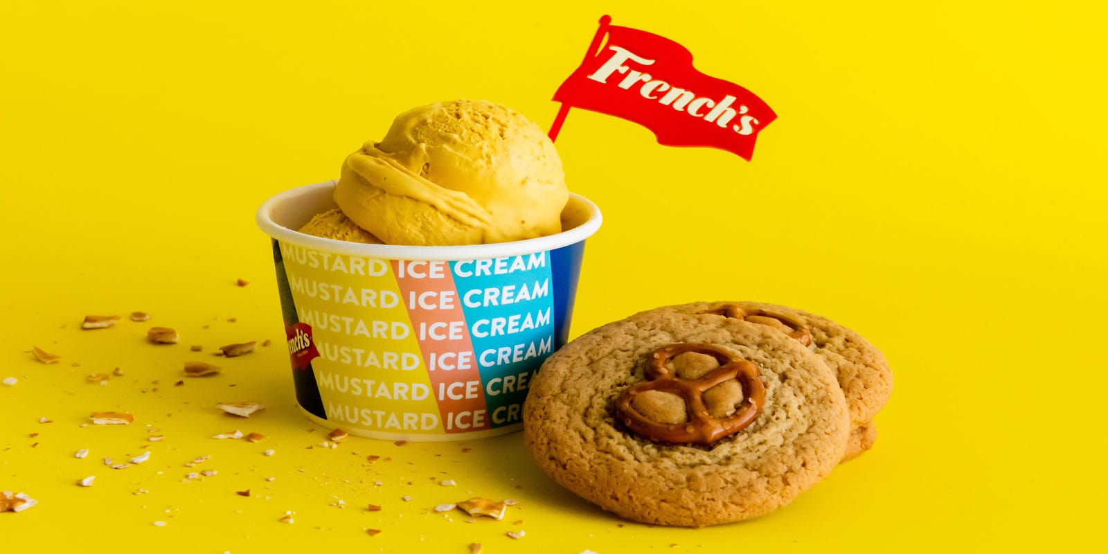 Mustard ice cream: French