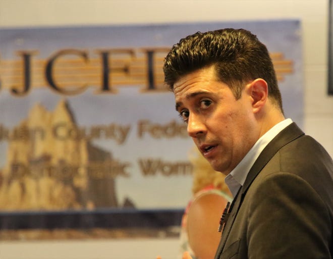 Marco Serna is one of several candidates vying for the Democratic Party nomination for Congressional District 3.