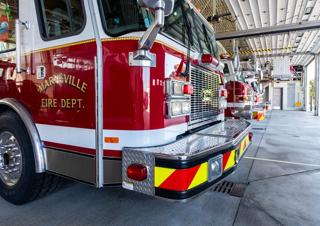 Shortly before 6 p.m. Sunday, the Marysville Fire Department responded to a report of smoke coming from a detached garage at a home in the 900 block of Colorado Avenue.