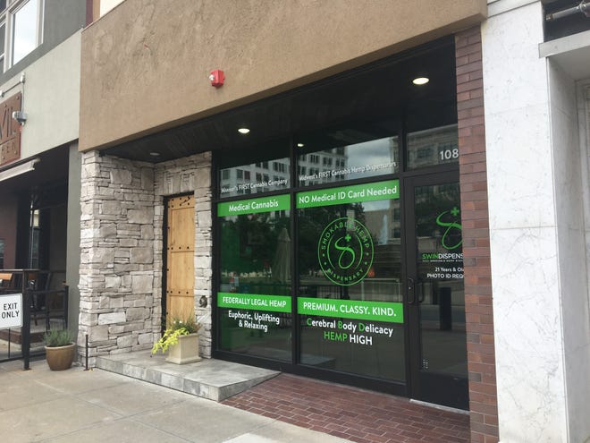 SWIN Dispensaries opened a Springfield location at 108 Park Central Square on July 31, 2019. It sells hemp, or CBD products, including buds that smell and look like marijuana.