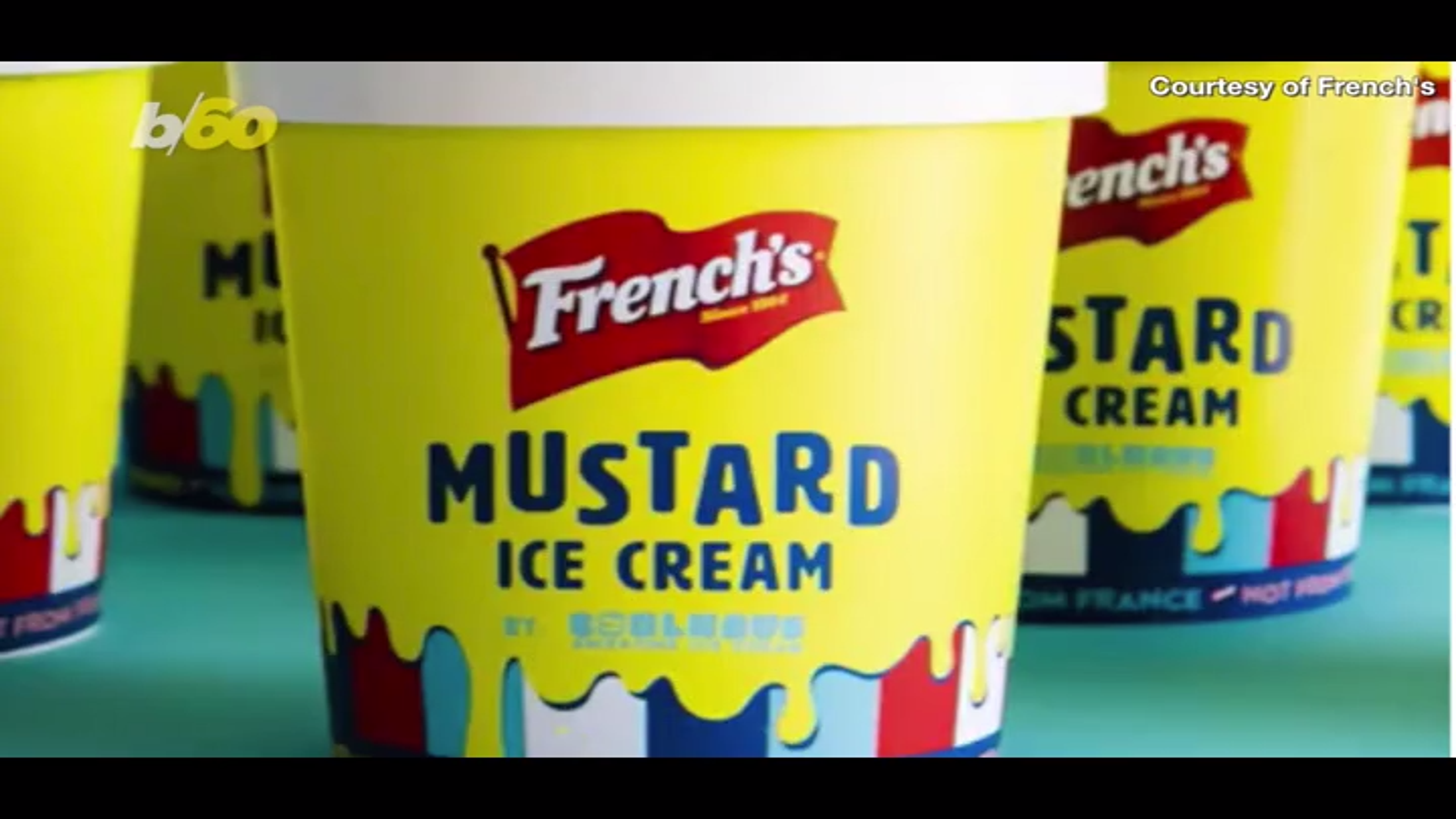 Mustard ice cream is now a thing, thanks to French's