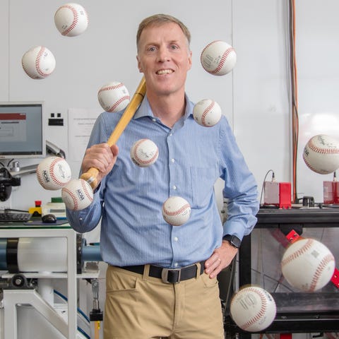 Professor Lloyd V. Smith and a team of scientists...